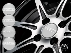 Sparco Ruota Adesivi Versione Etichette Cupola Silicone